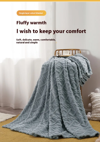 Nuvora Nap - Textured Throw Blanket