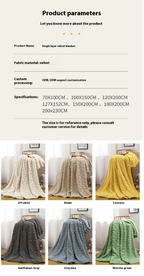 Nuvora Nap - Textured Throw Blanket