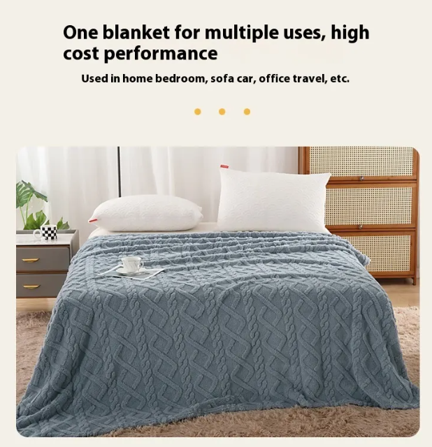 Nuvora Nap - Textured Throw Blanket